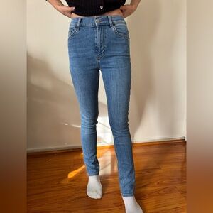 Reformation Light Blue Skinny Jeans